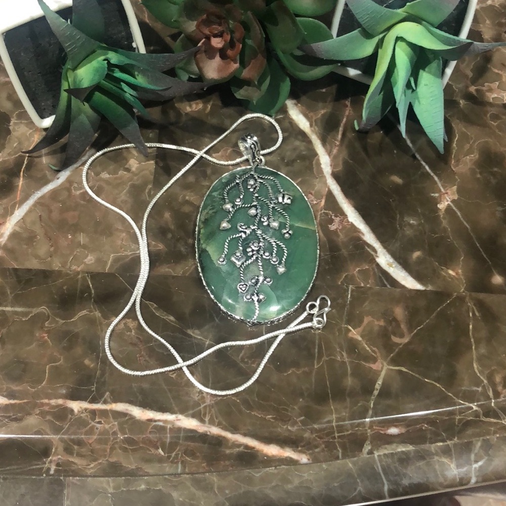 Moss Agate Necklace